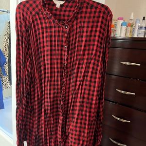 Terra and Sky button down